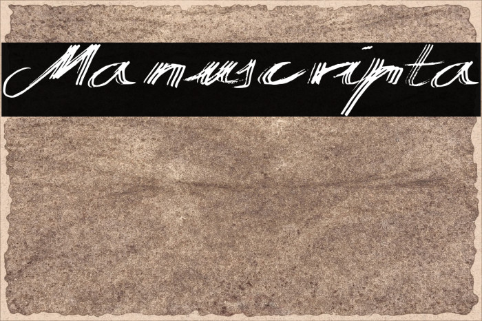 Manuscripta Font examples