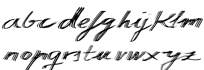 Manuscripta Font LOWERCASE