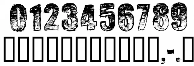 Manuscrit Regular Font OTHER CHARS