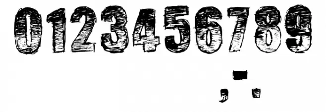 Manuscrit Regular Font OTHER CHARS