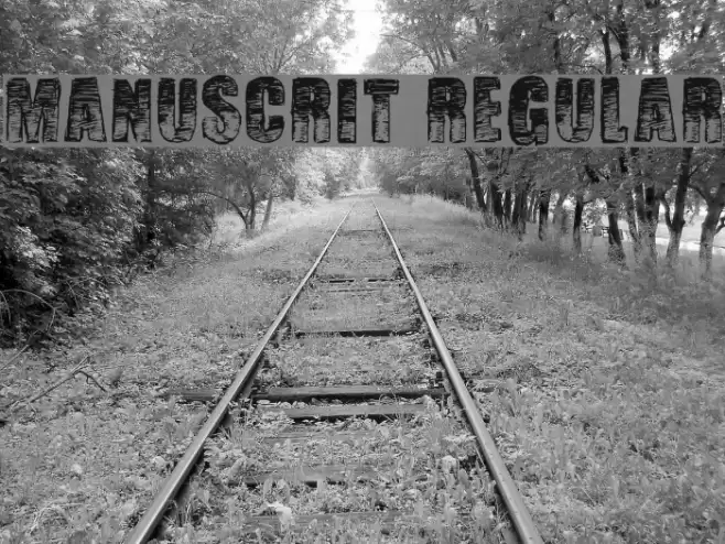 Manuscrit Regular Font examples