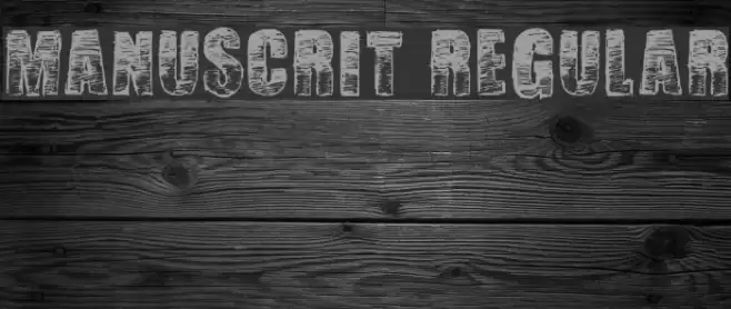 Manuscrit Regular Font examples