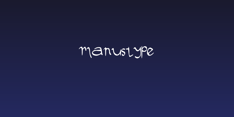 Manustype Social Header