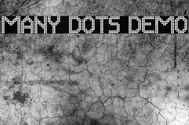 Many Dots Demo خط examples