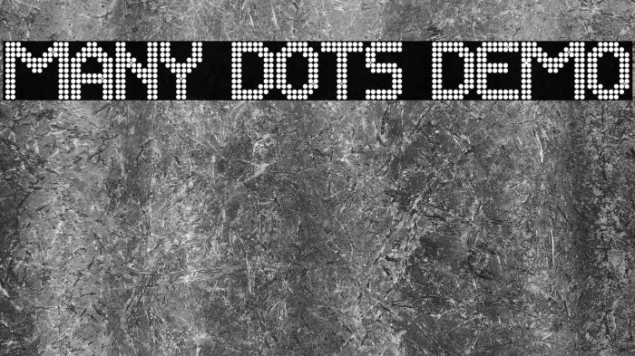 Many Dots Demo Example 3