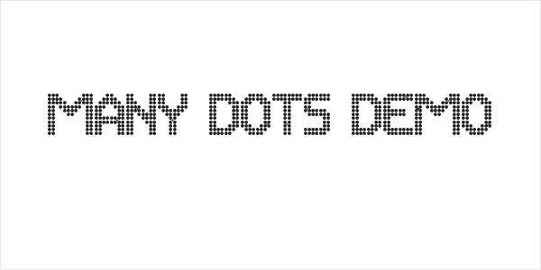 Many Dots Demo Logo