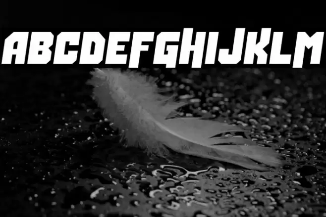 Many Years Ago Font examples