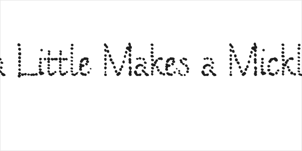 Many a Little Makes a Mickle Demo Logo