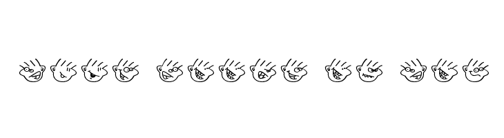 Many moods of Moe Font