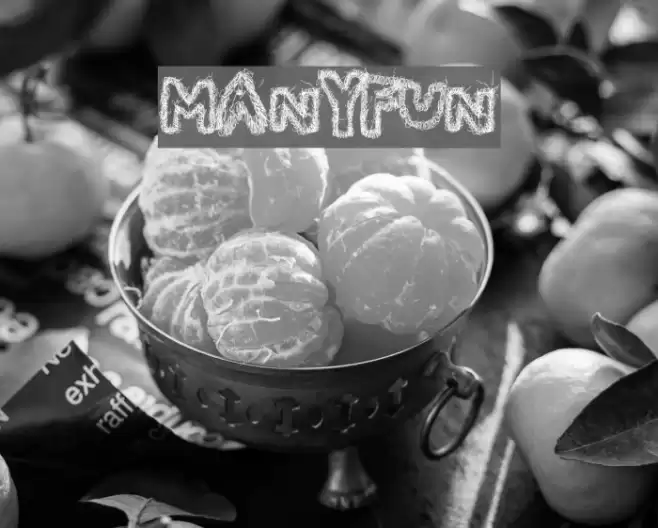 ManyFun Font examples