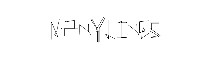 ManyLines  baixar fontes gratis