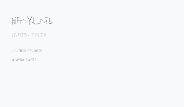 ManyLines Business Card