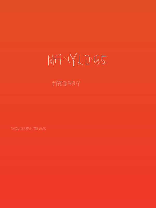 ManyLines Poster