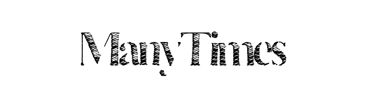ManyTimes Font