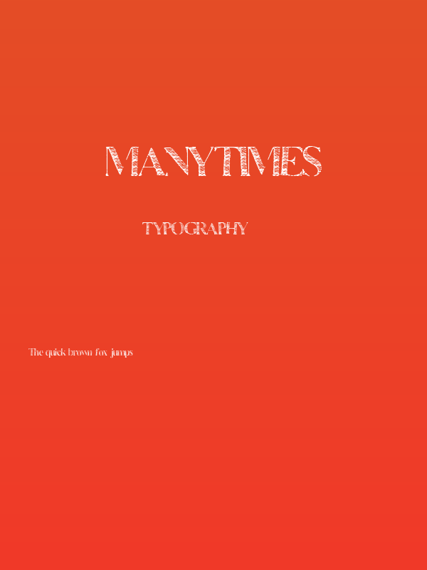 ManyTimes Poster