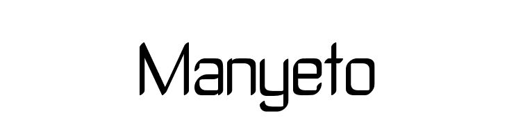 Manyeto  Descarca Fonturi Gratis