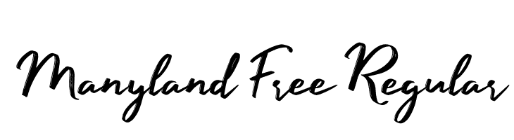 Manyland Free Regular  لخطوط تنزيل