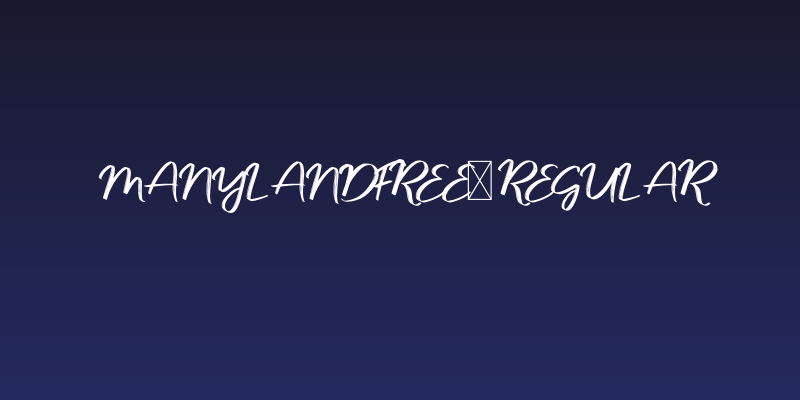 ManylandFree-Regular Social Header