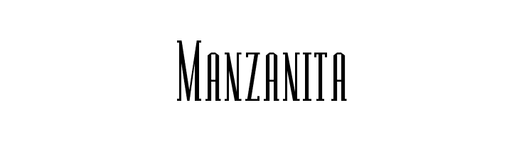 Manzanita  नि: शुल्क फ़ॉन्ट्स डाउनलोड