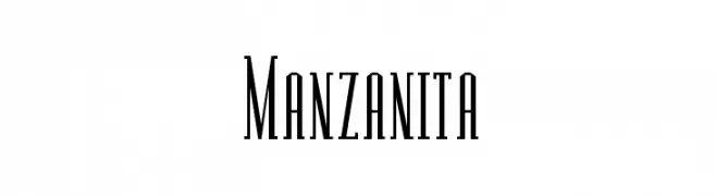 Manzanita  Frei Schriftart Herunterladen