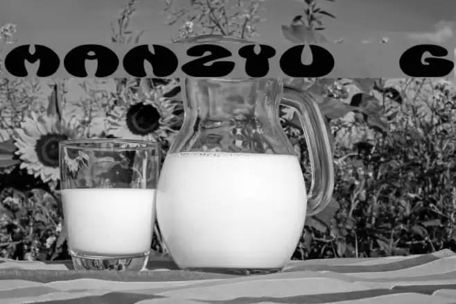 Manzyu__G Font examples