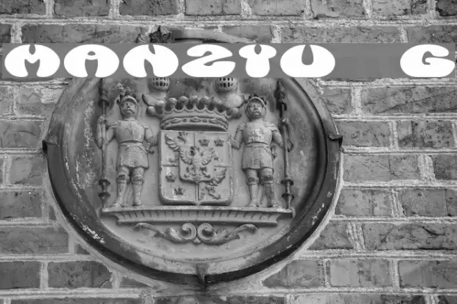 Manzyu__G Font examples