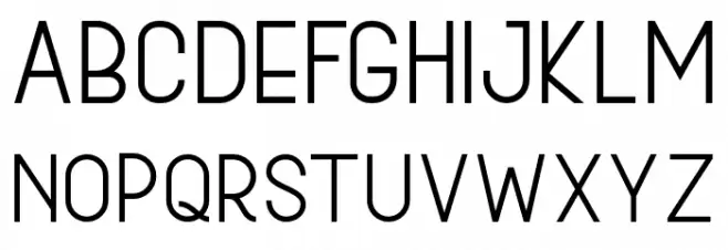 MaodeRegular Font UPPERCASE