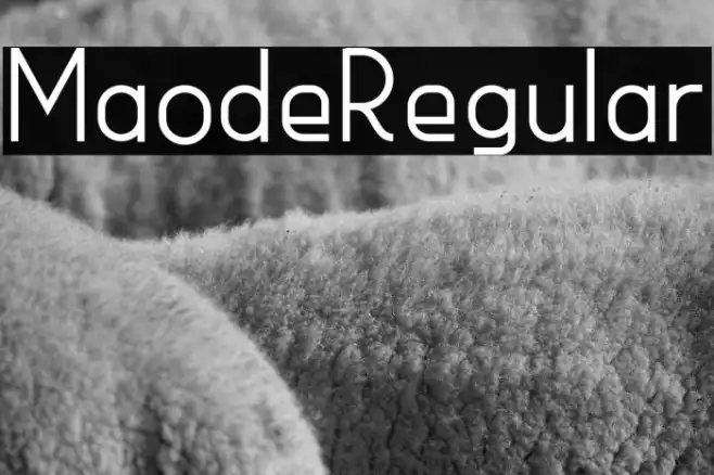 MaodeRegular Example 2