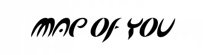 Map Of You  Frei Schriftart Herunterladen