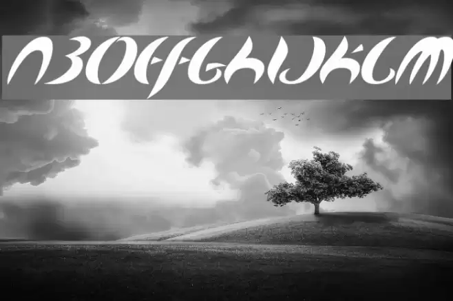 Map Of You Font examples