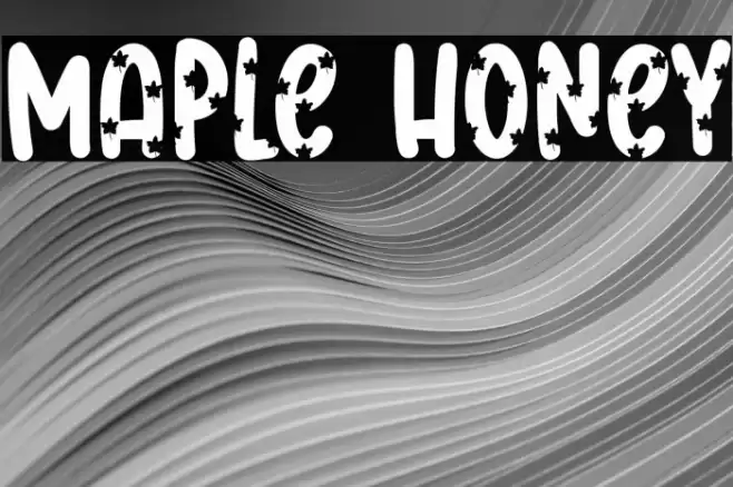 Maple Honey Font examples