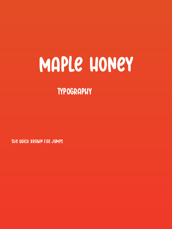 Maple Honey Poster