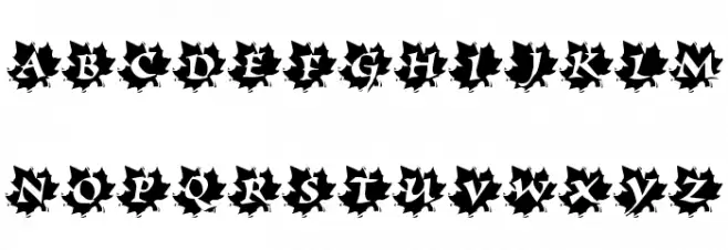 Maple Leaf Rag 字体 小写