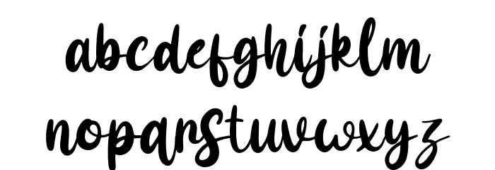 Maple Memories - Personal Use Font LOWERCASE