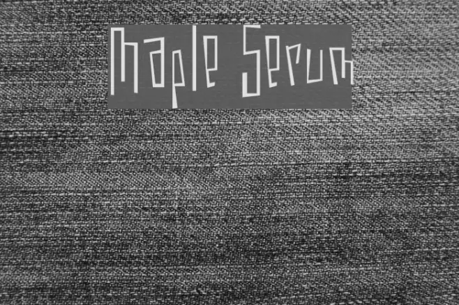 Maple Serum Font examples