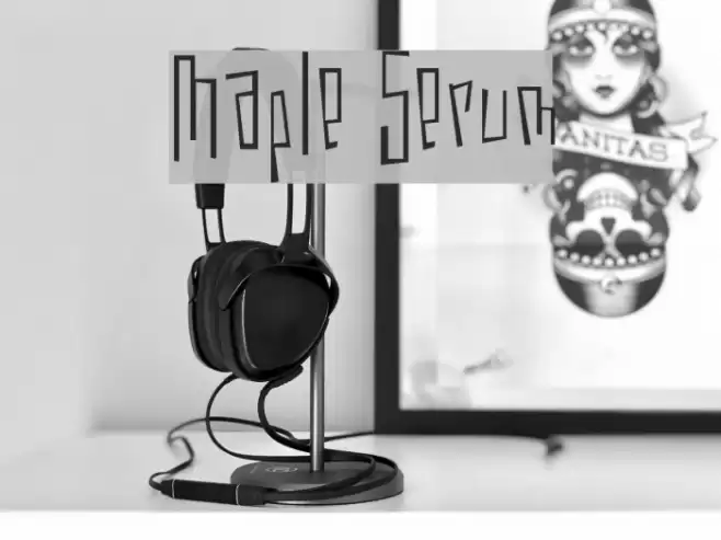 Maple Serum Font examples