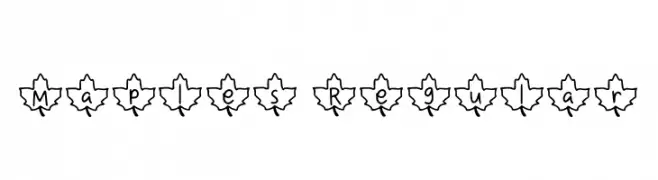 Maples Regular  Frei Schriftart Herunterladen