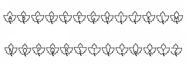 Maples Regular フォント 大文字