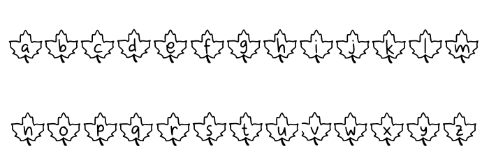 Maples Regular Font LOWERCASE