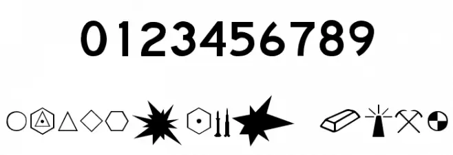 Mapmaker Thin Font Alte caractere