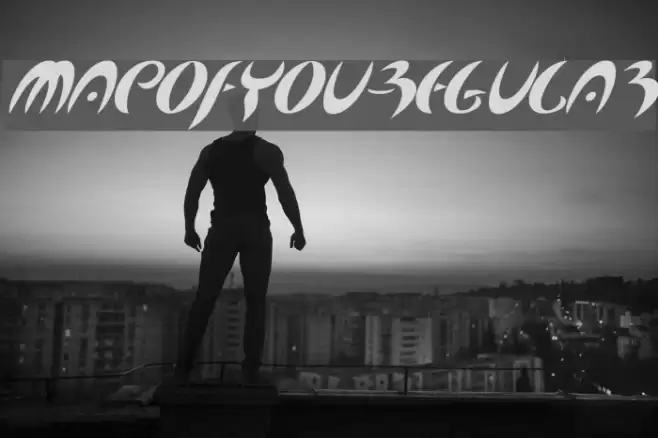 MapofYou-Regular Font examples