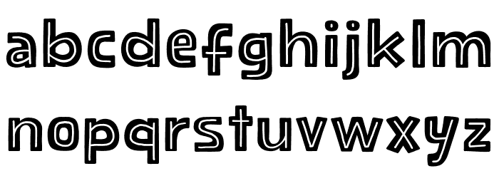 Maputo Font LOWERCASE