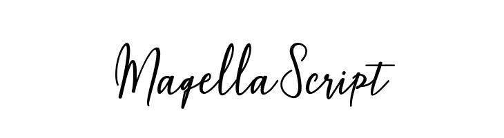 MaqellaScript  フリーフォントのダウンロード
