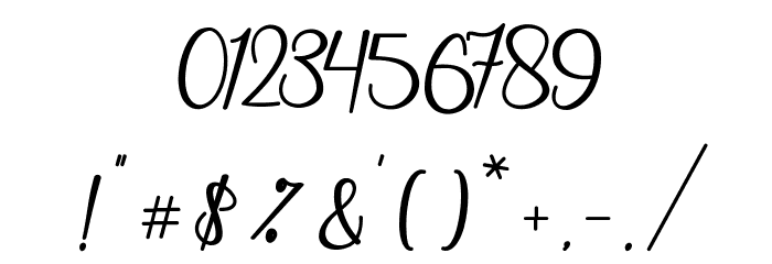 MaqellaScript Font OTHER CHARS