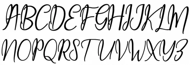 MaqellaScript Fuentes MAYÚSCULAS