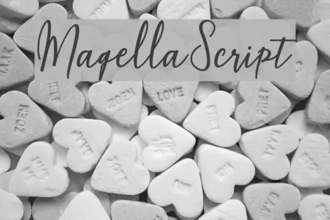MaqellaScript Font examples