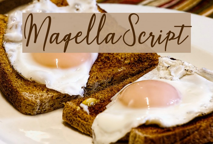 MaqellaScript Font examples