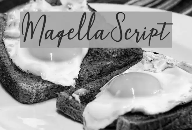 MaqellaScript Font examples