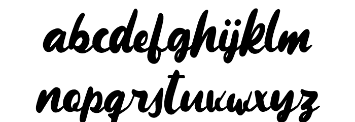 Maqueen Font LOWERCASE