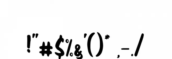 MaqueenSans Font OTHER CHARS